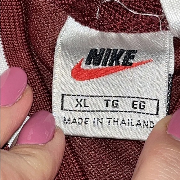 Nike retro brown blue 90s snap up Baseball JERSEY short sleeved Shirt,  men’s XL - Picture 2 of 11